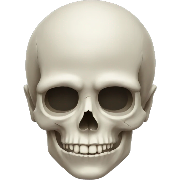 Skull human emoji
