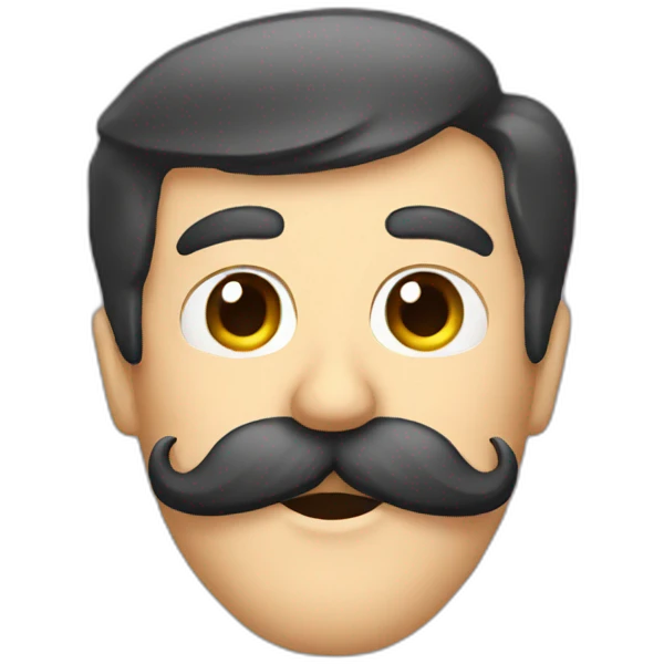 Moustache emoji