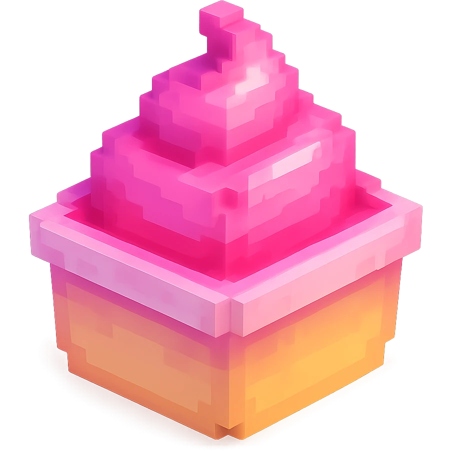 сделай соус из фастфуда розовый светящийся, no background  emoji