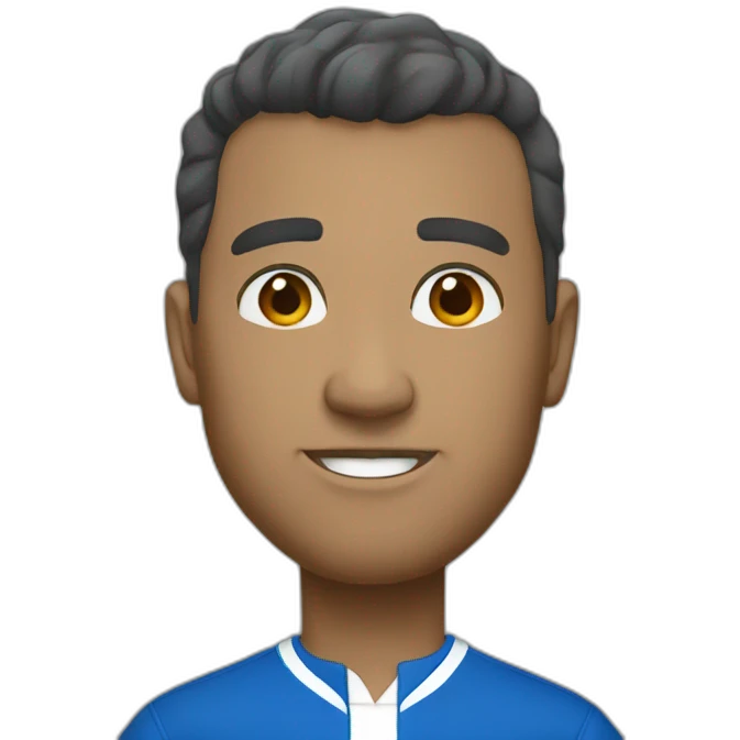 Coach bleu emoji