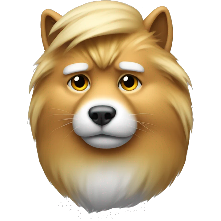  Donald trump as a furry emoji