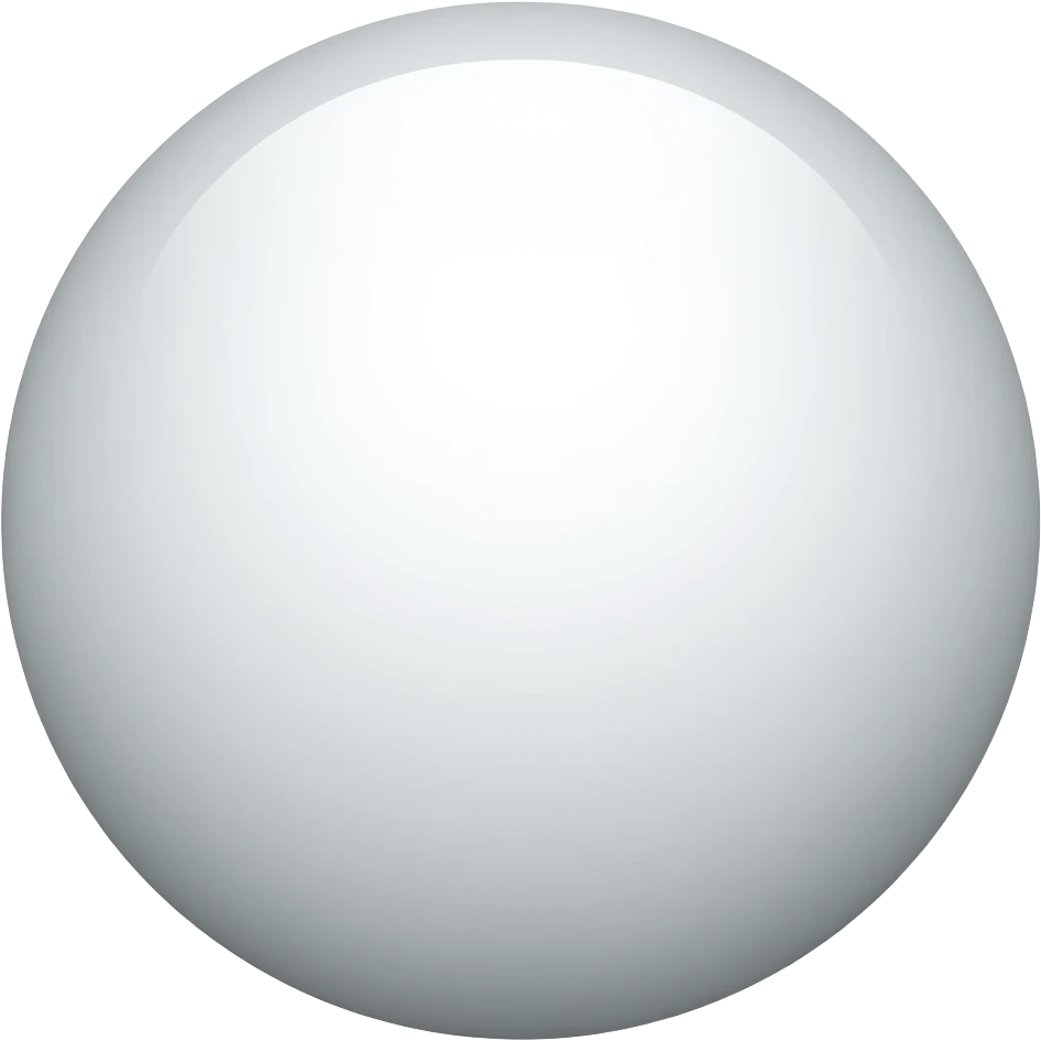white color circle emoji