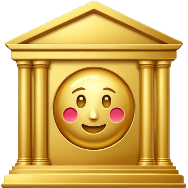 bank color gold emoji