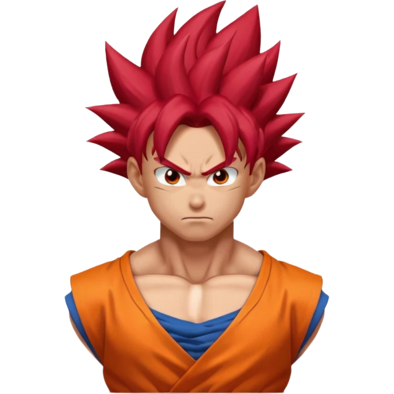 goku ssj god  emoji