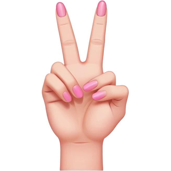pink middle finger emoji