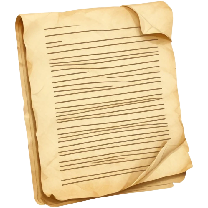 document paper with text lines emoji