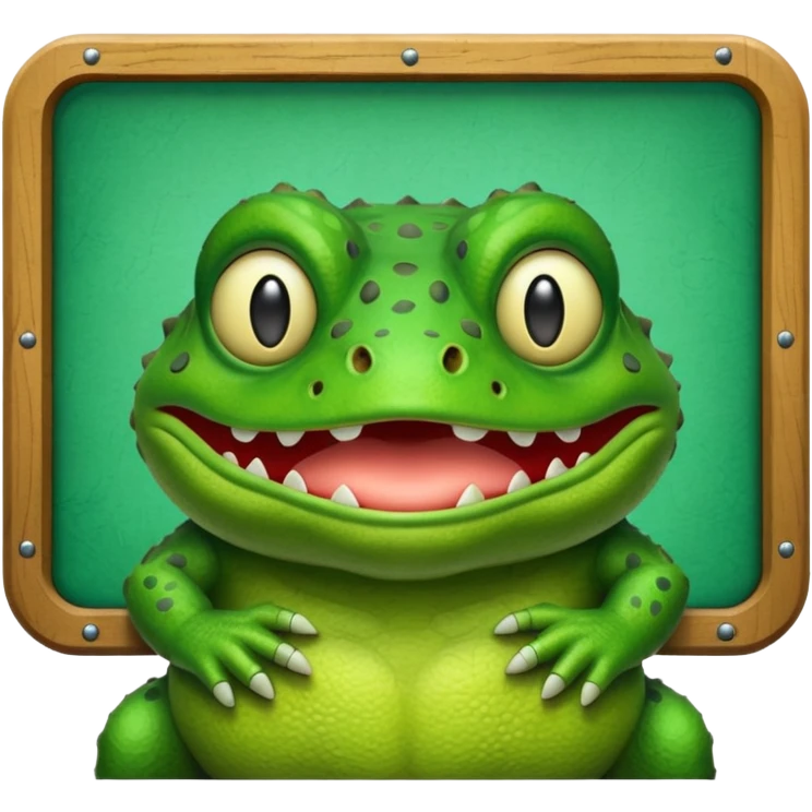 bufo on a billboard emoji