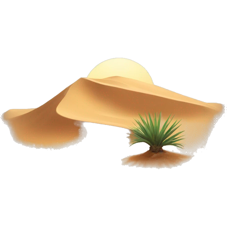 Desert dune emoji