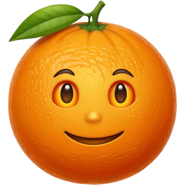 mascular orange emoji