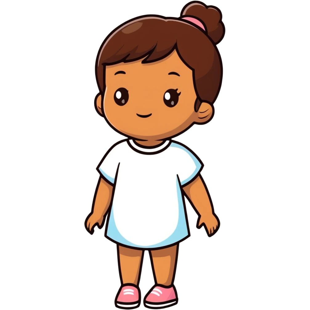 cute brown girl emoji