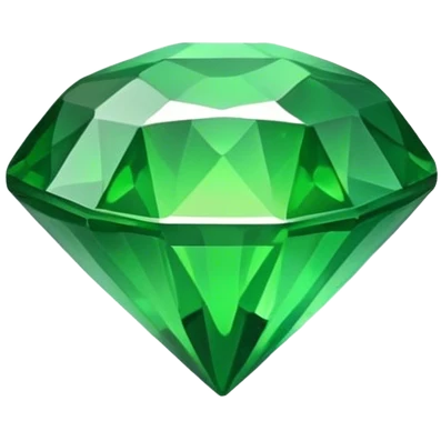 Green gem emoji
