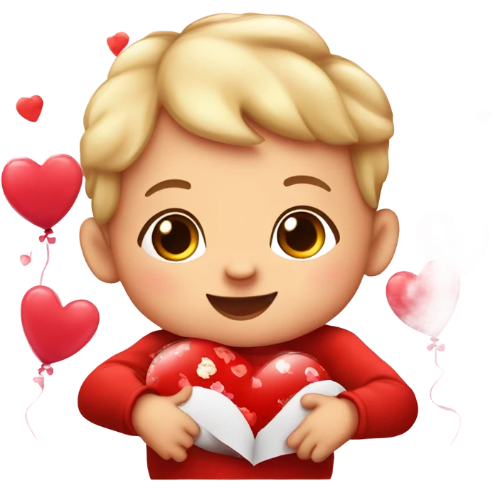 Valentine’s Day baby emoji