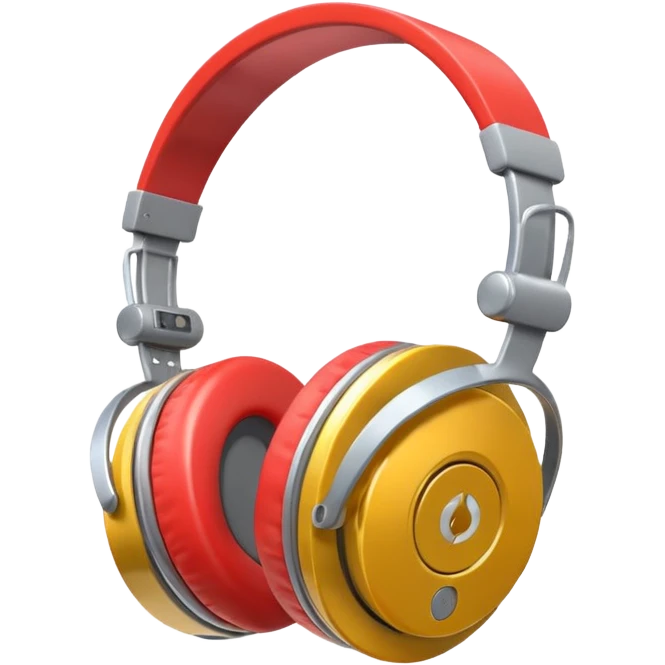 circular walkman with an headphone emoji