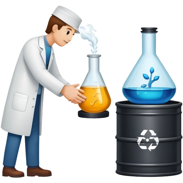 Design a new emoji in the exact style and visual language of current iPhone emojis. The emoji should represent the collaboration between PJSC “Tatneft” and Kazan Federal University. Use the same clean gradients, bold outlines, and expressive simplicity typical of iOS emojis. Combine familiar emoji elements—such as 🤝 (handshake), 🏫 (university), 🛢️ (oil barrel), and 🧪 (science flask)—into a single, unified symbol that conveys a partnership between a major oil company and a scientific institution. It should look as if it belongs natively in the iOS emoji set. emoji