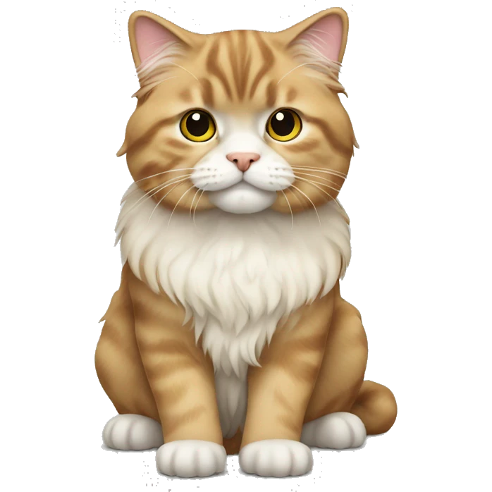 Highland Fold cat emoji