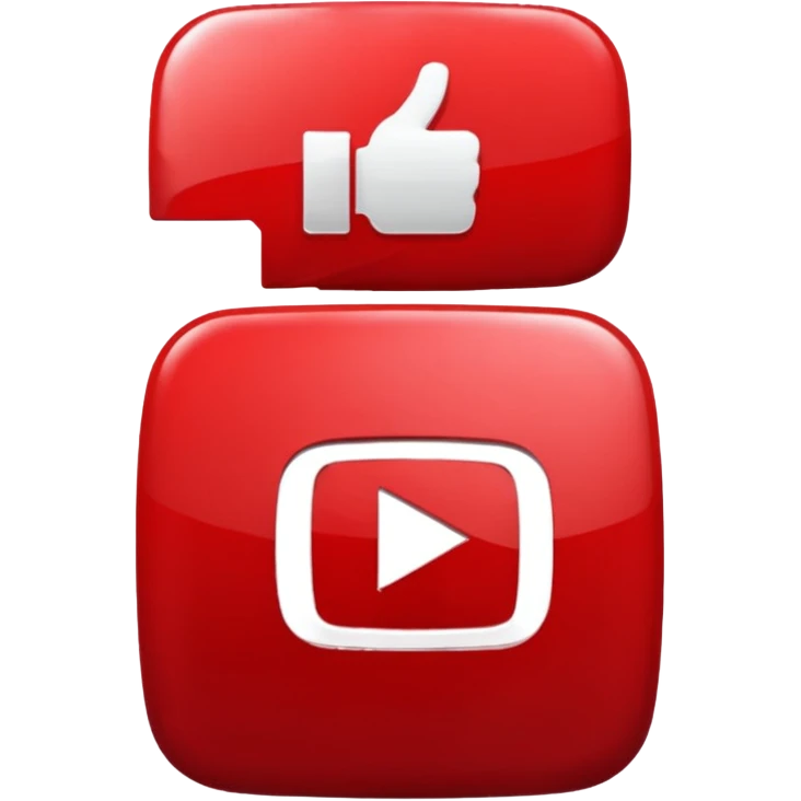 A  real youtube logo emoji