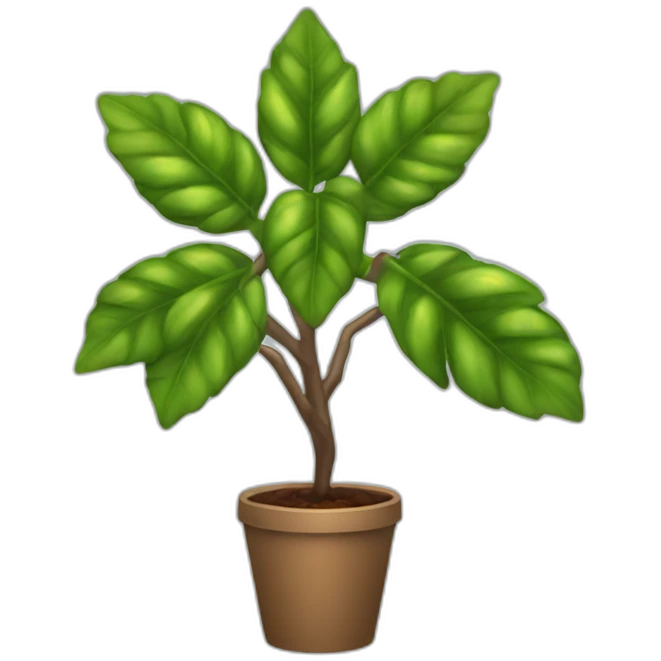 Coffee tree sprig emoji