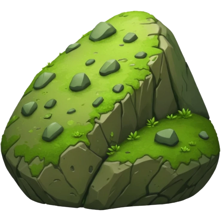 Green rock emoji
