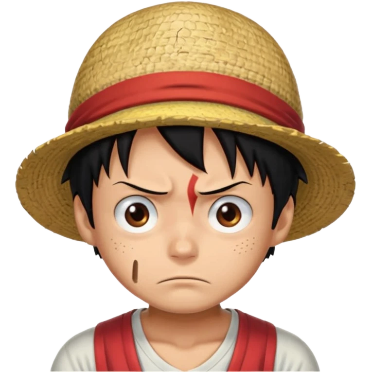 luffy sérieux  emoji