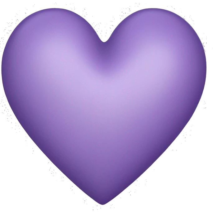 Lavender heart emoji