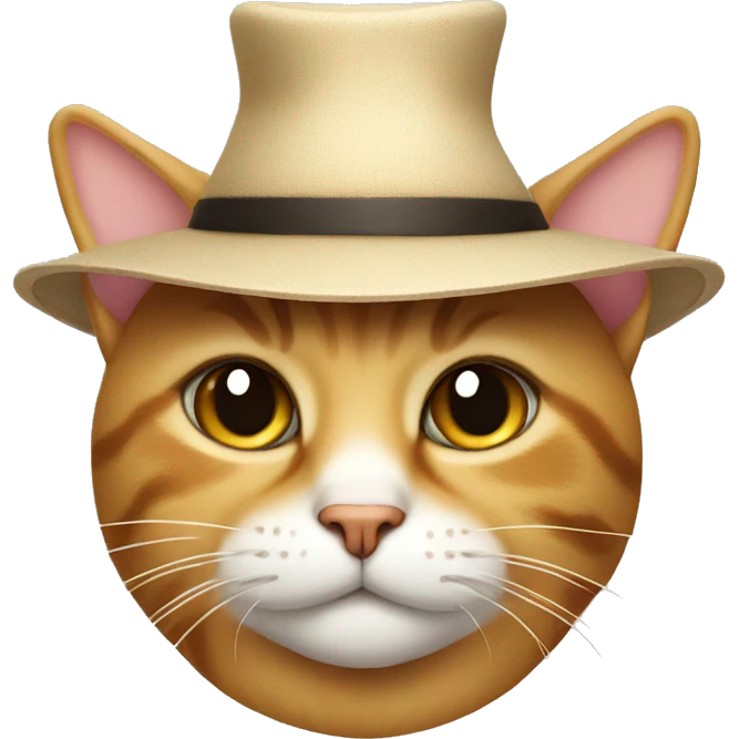 Cat with a hat emoji
