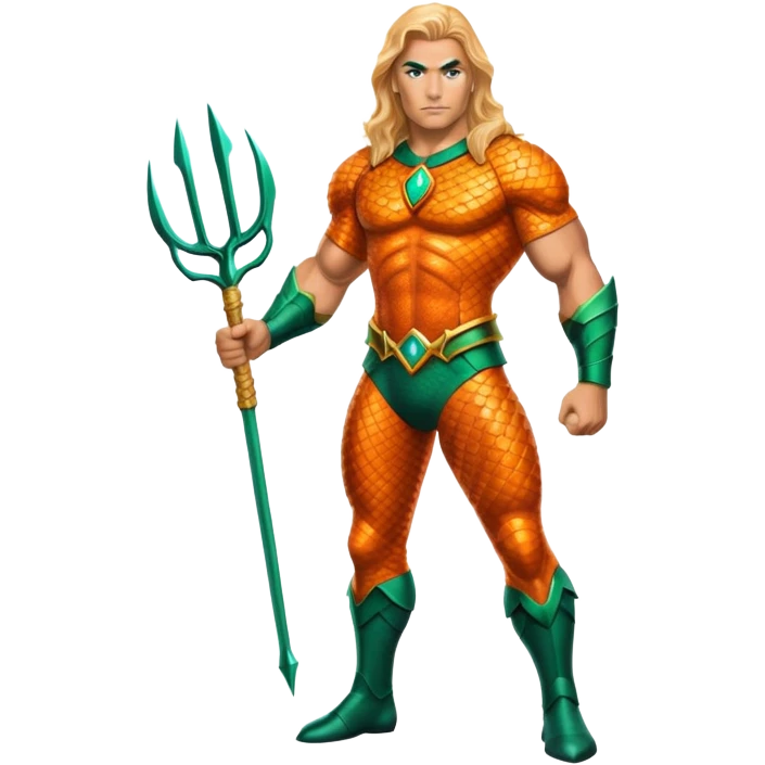 classic Aquaman superhero emoji