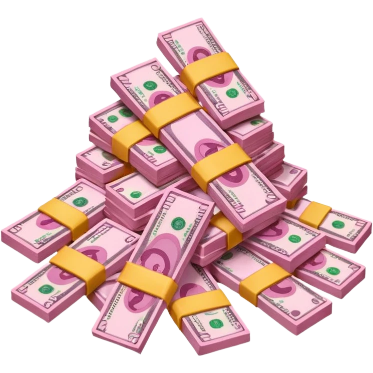 Pink money  emoji