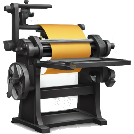 Printing press  emoji
