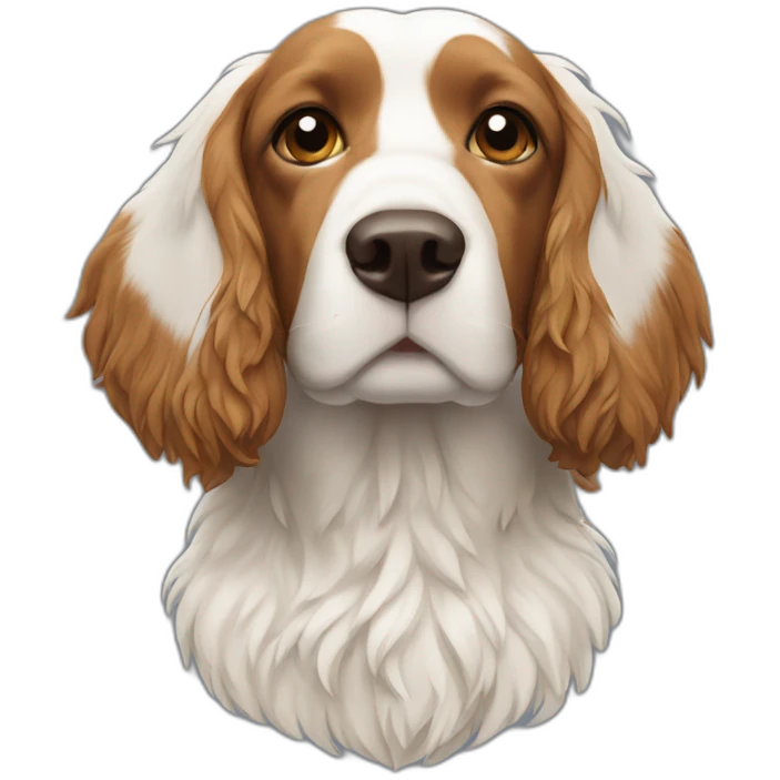 Breton spaniel head emoji
