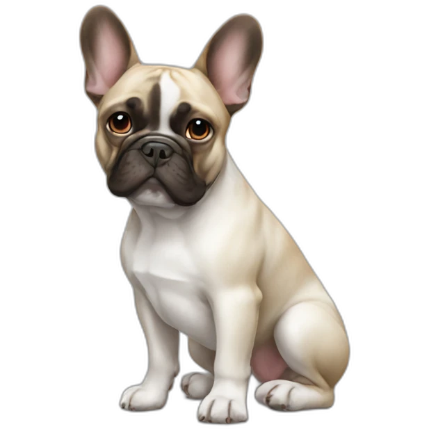 FRENCH BULLDOg at work emoji