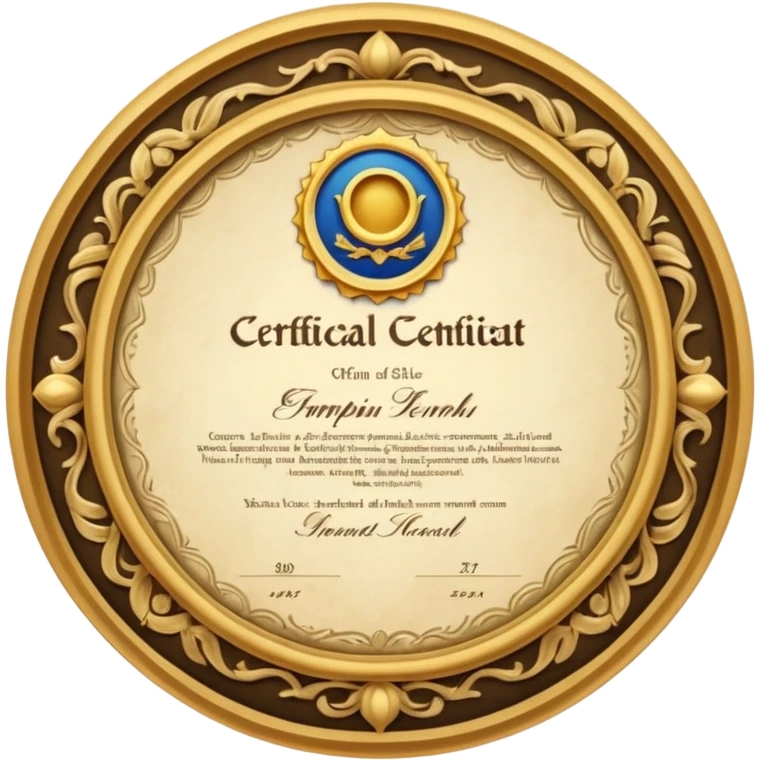 Certif  emoji