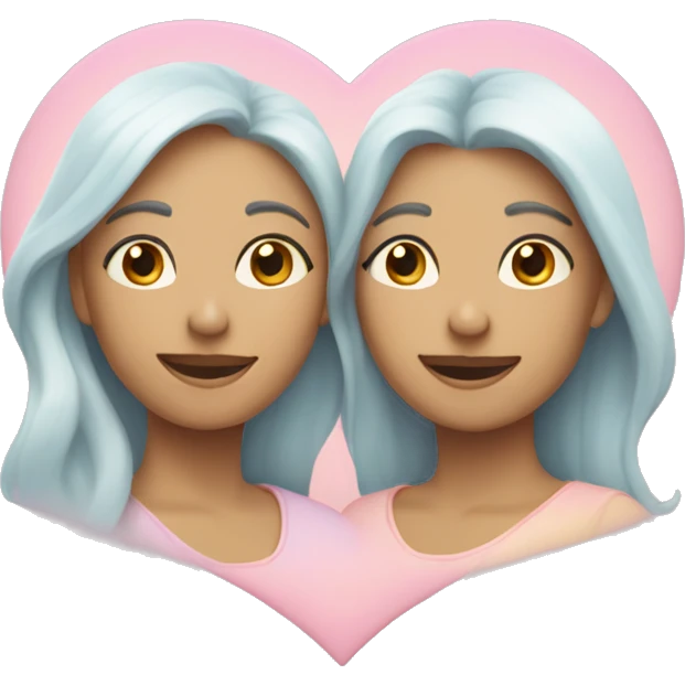 Two-hearts-coloured-light-pastel-shade emoji