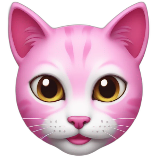 devil cat pink emoji