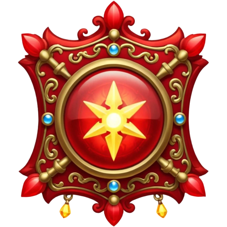 magical artifact red emoji