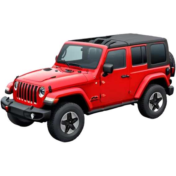 Jeep Wrangler - Jeep (Model Year: 2022) (Iconic colour: Red) emoji