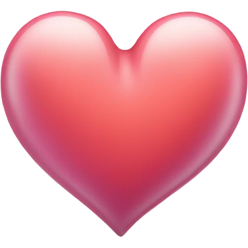 Charming heart emoji