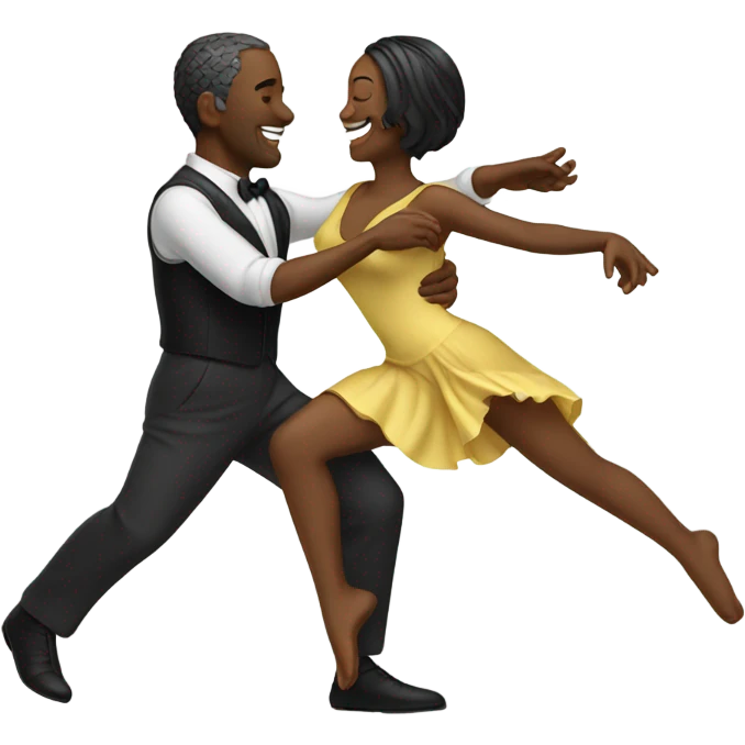 Dancing lovers emoji