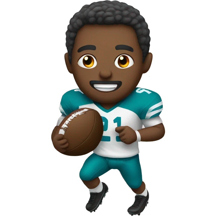 man playing football emoji