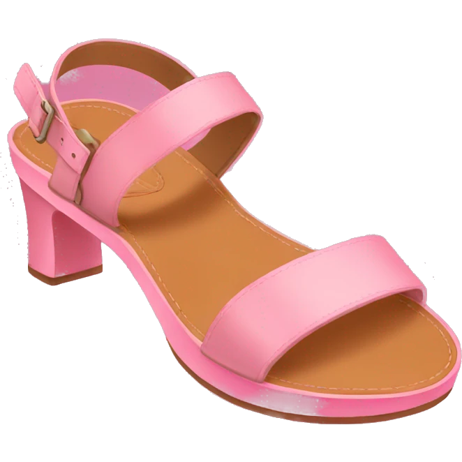 Pink Hermes sandals emoji