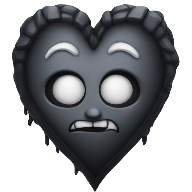 Gothic heart  emoji