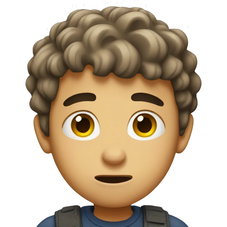 confused boy emoji