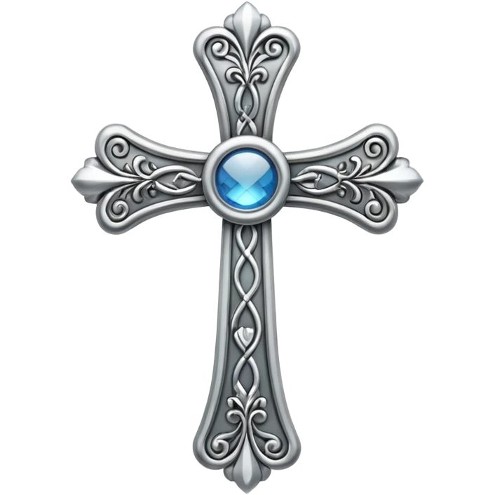 metal elegant cross emoji