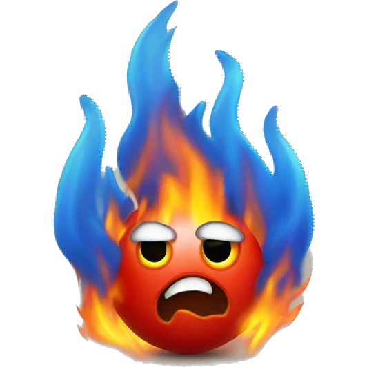 tomatoes on fire emoji