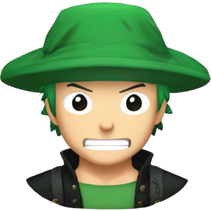 Zoro from One Piece emoji
