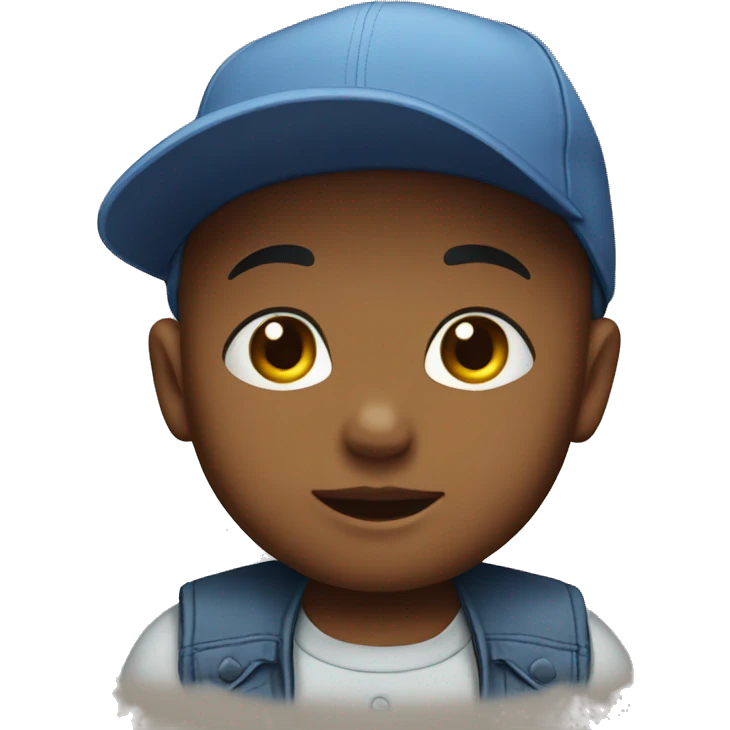 baby boy wear cap emoji