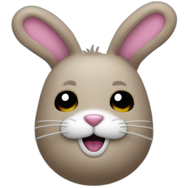bunny with jason mask emoji