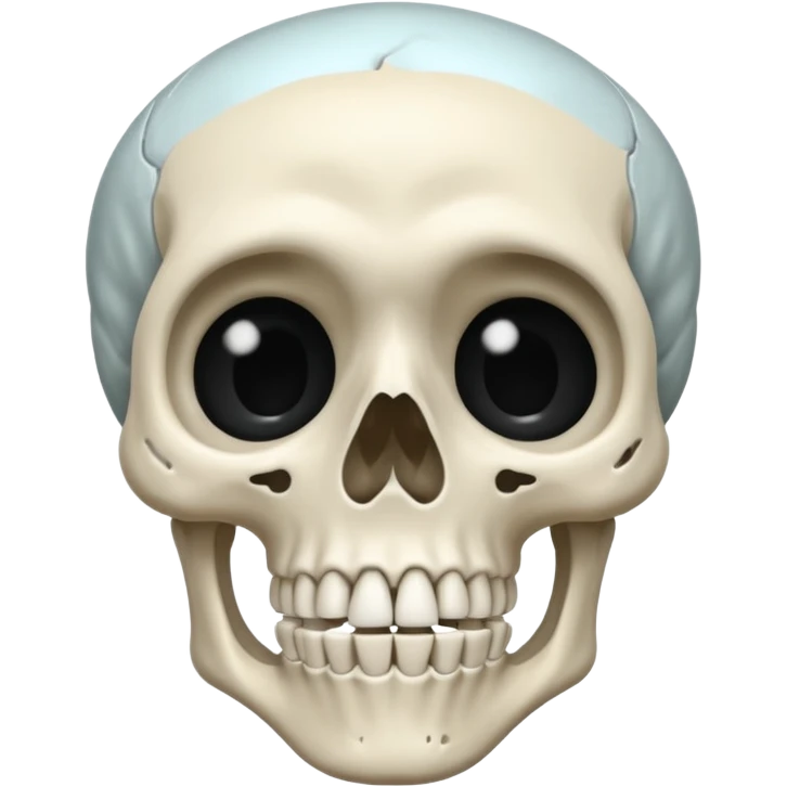 Squelette qui pleure emoji