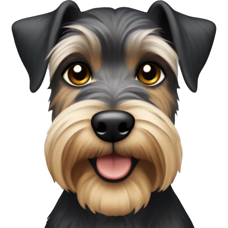 Yorky schnauzer mixed dog emoji
