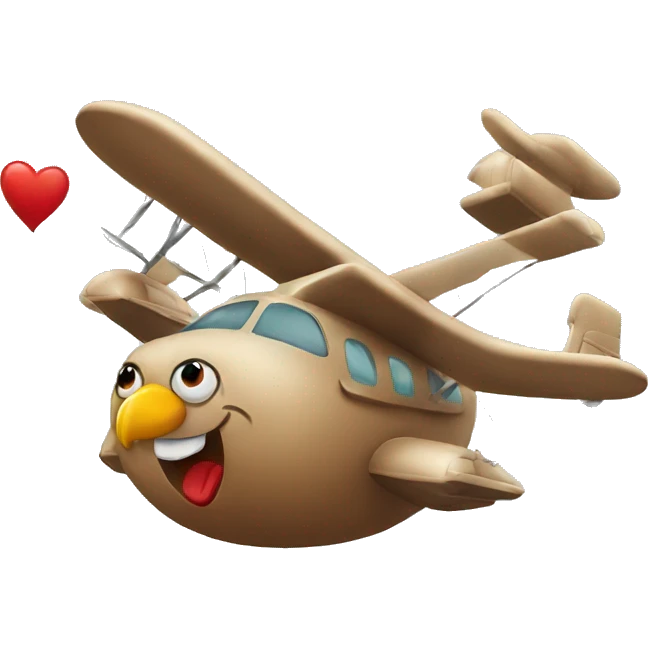 Turkey flying plane  emoji