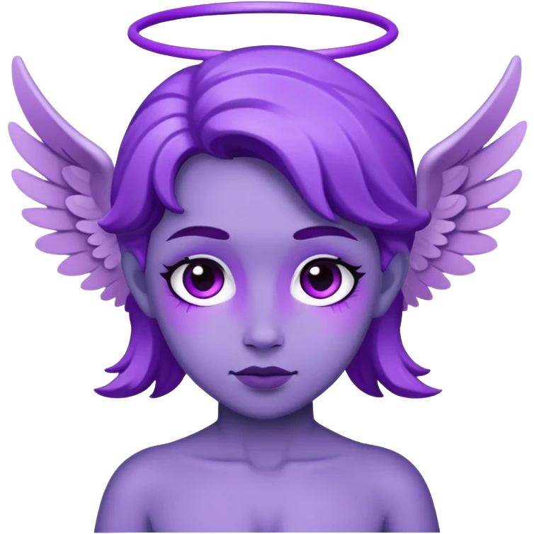 purple angel emoji
